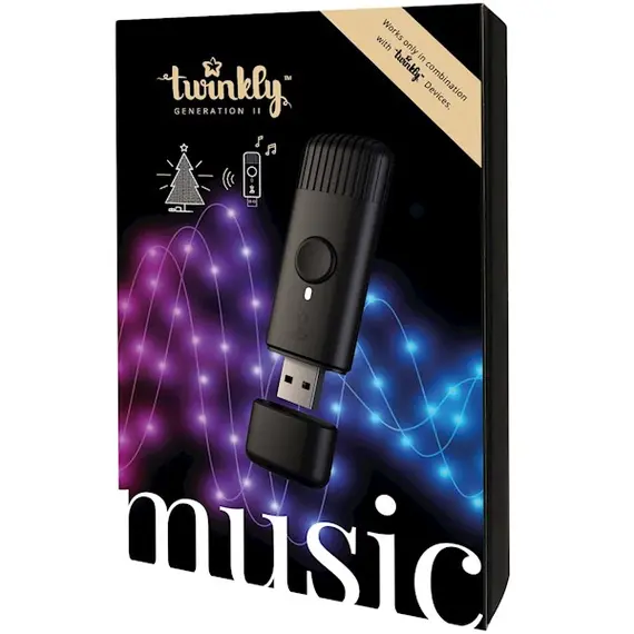 შუქის ადაპტერი Twinkly TMD01USB Music Dongle Adapter, USB, Gen II , 6 image - Primestore.ge