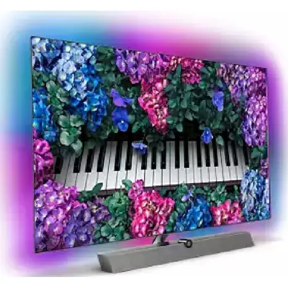 TV Philips 65OLED935/12, 65", 4K UHD, Smart TV, Android TV, USB, HDMI, LAN, BT, WIFI, Gray, 2 image