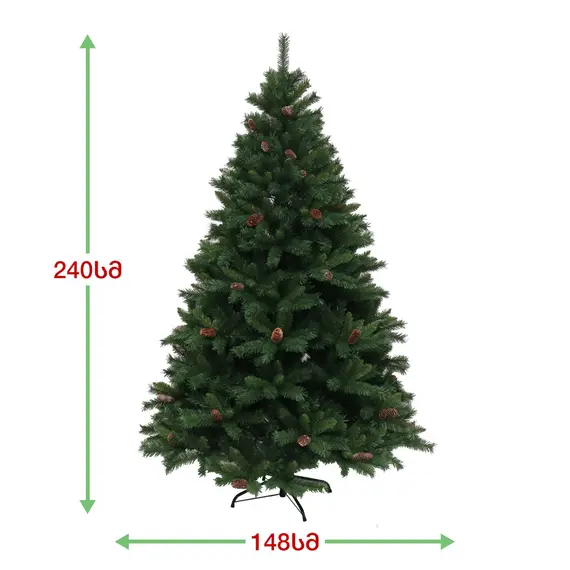 ნაძვის ხე ნორვეგია 240სმ (VC-240) , 2 image - Primestore.ge