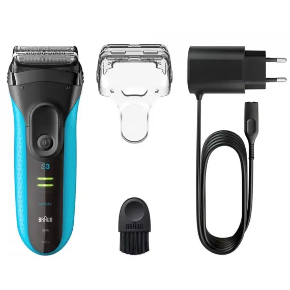 Shaver BRAUN - 3040 BLK/BLU/D, 3 image