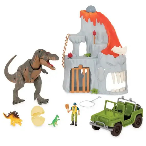 სათამაშო დინოზავრი Terra ELECTRONIC T-REX PLAYSET , 2 image - Primestore.ge