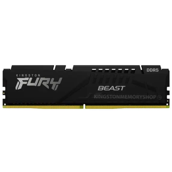 ოპერატიული მეხსიერება Memory Kingston DDR5 16GB 5200 FURY Beast Black EXPO  - Primestore.ge