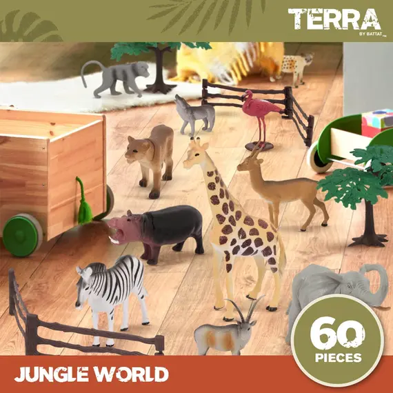 ჯუნგლების სამყაროს სათამაშო ნაკრები TERRA JUNGLE WORLD , 4 image - Primestore.ge