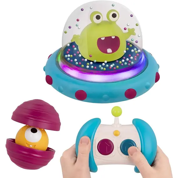 დისტანციურად სამართავი სათამაშო Btoys R/C BUMPER CAR WITH PLANET , 2 image - Primestore.ge