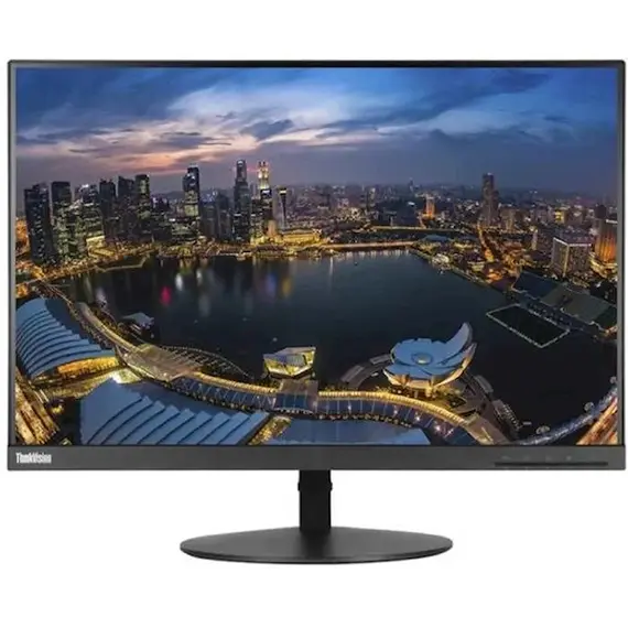 მონიტორი Lenovo 61B4MAR1EU ThinkVision T24d-10, 24", Monitor, FHD, IPS, HDMI, DP, VGA, Black  - Primestore.ge