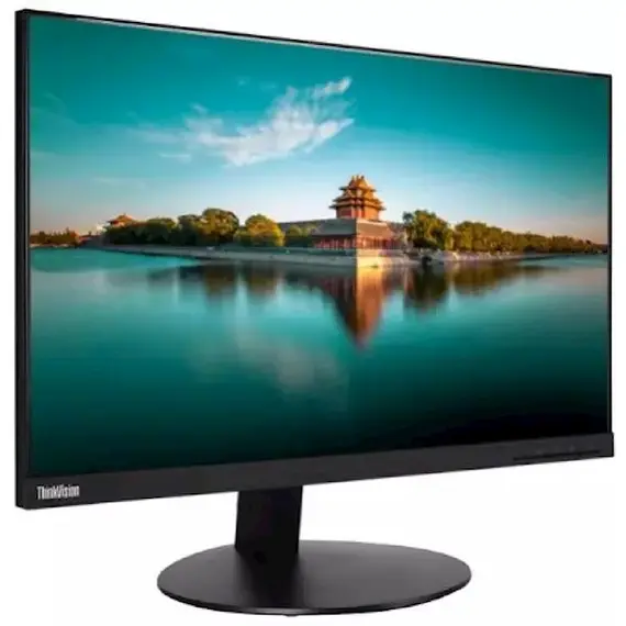მონიტორი Lenovo 61B4MAR1EU ThinkVision T24d-10, 24", Monitor, FHD, IPS, HDMI, DP, VGA, Black , 2 image - Primestore.ge