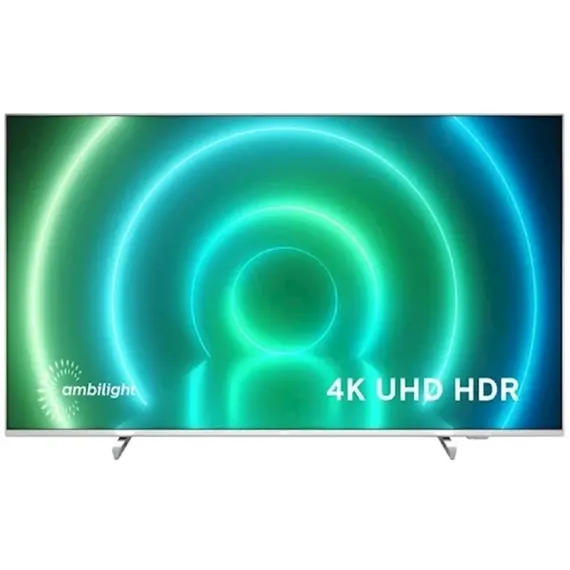 TV Philips 55PUS7956/12, 55'', 4K UHD, Smart TV, Android TV, USB, HDMI, LAN, BT, WIFI, Silver