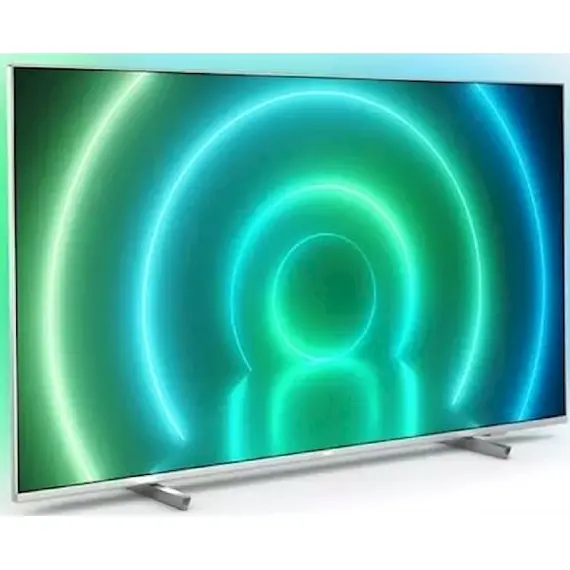 TV Philips 55PUS7956/12, 55'', 4K UHD, Smart TV, Android TV, USB, HDMI, LAN, BT, WIFI, Silver, 2 image
