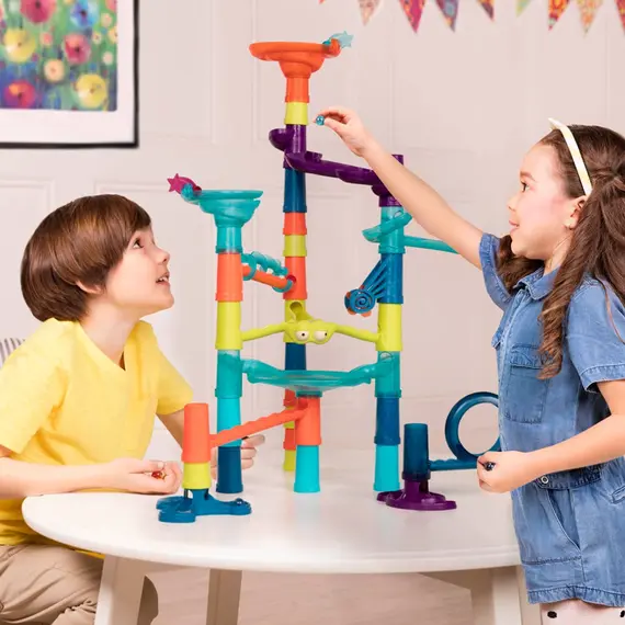 სათამაშო ბურთულების სასრიალო Btoys MARBLE RUN , 2 image - Primestore.ge