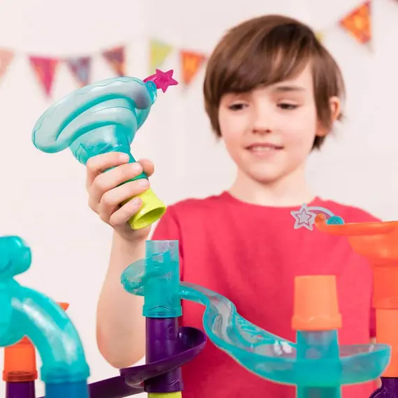 სათამაშო ბურთულების სასრიალო Btoys MARBLE RUN , 4 image - Primestore.ge