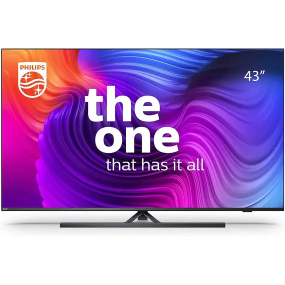 TV Philips 43PUS8546/12, 43", 4K UHD, Smart TV, Android TV, USB, HDMI, LAN, BT, WIFI, Black