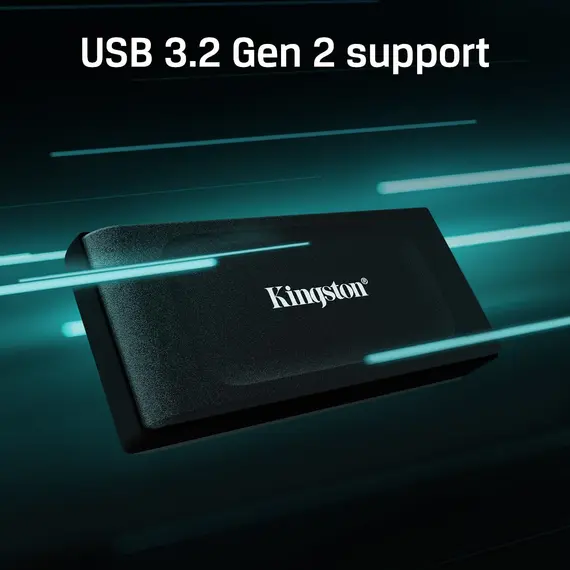 Hard drive Kingston Portable SSD 1TB USB 3.2 Gen 2 Type-C XS1000, 2 image
