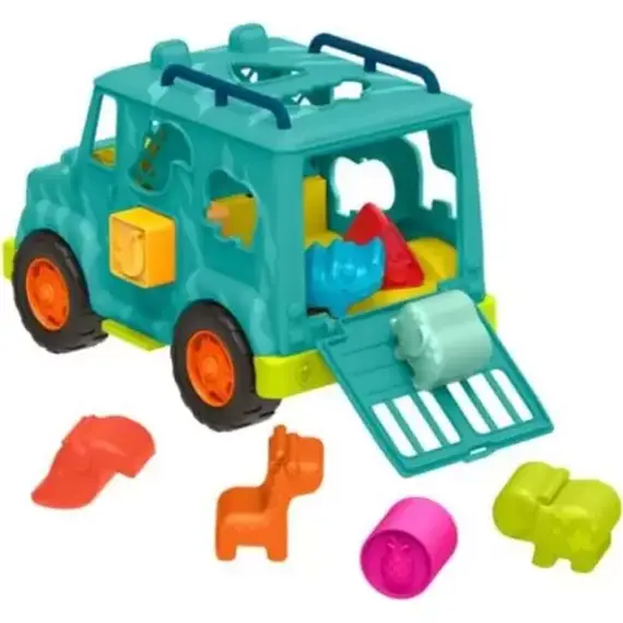 განსავითარებელი სათამაშო მანქანა Btoys B. SHAPE SORTER TRUCK , 2 image - Primestore.ge
