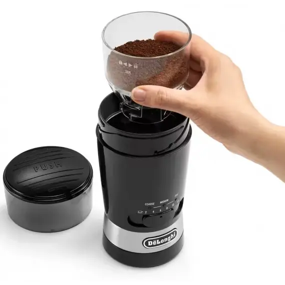 Coffee grinder DELONGHI - KG210 BLACK, 2 image