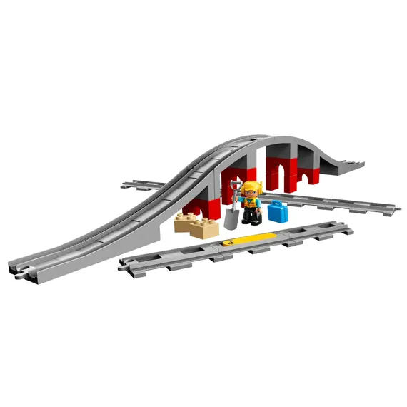 ლეგო LEGO DUPLO Train Bridge and Tracks - Primestore.ge