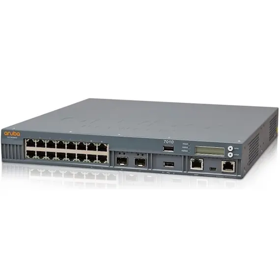 სვიჩი HPE Aruba 7010-RW 10/100/1000BASE-TX PoE/PoE+ (150W) - JW678A , 2 image - Primestore.ge