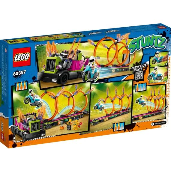 ლეგო LEGO City Stuntz Stunt Truck & Ring of Fire Challenge , 8 image - Primestore.ge