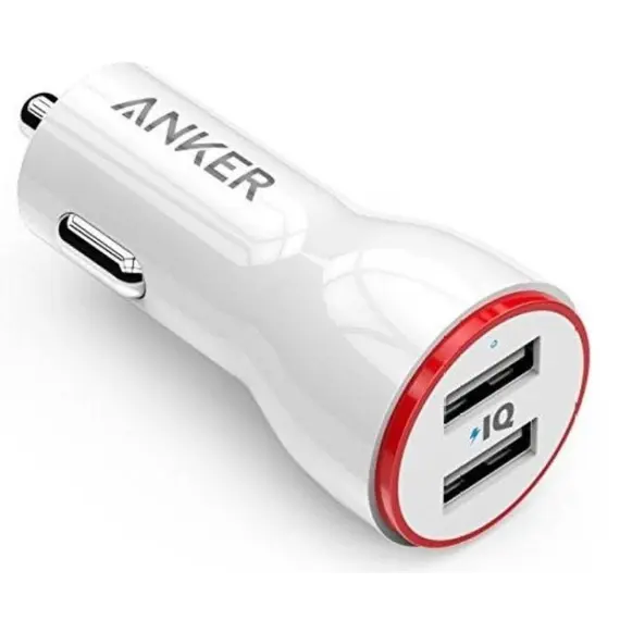 მანქანის დამტენი ANKER - POWERDRIVE 2 24W WH/A2310H21  - Primestore.ge