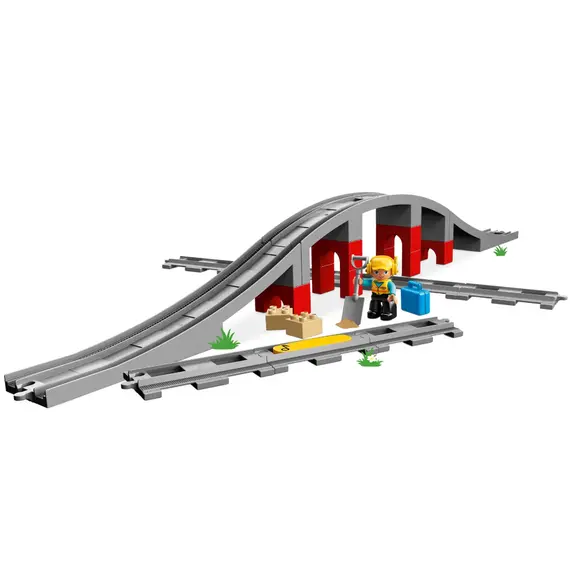 ლეგო LEGO DUPLO Train Bridge and Tracks - Primestore.ge