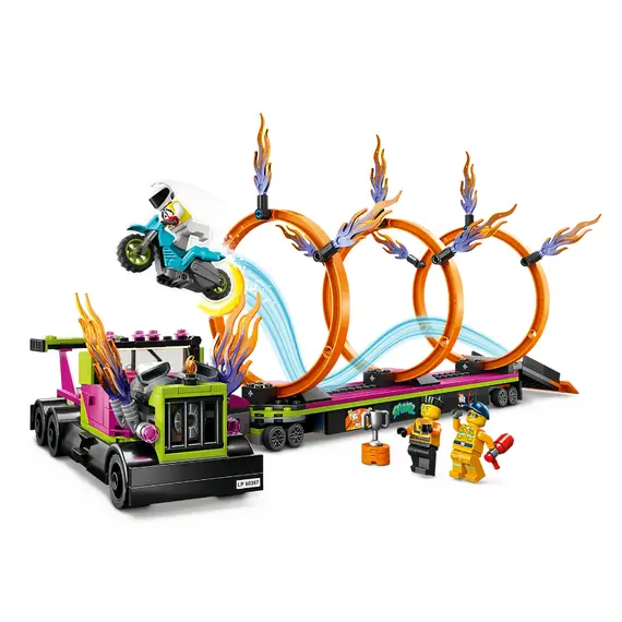 ლეგო LEGO City Stuntz Stunt Truck & Ring of Fire Challenge , 2 image - Primestore.ge