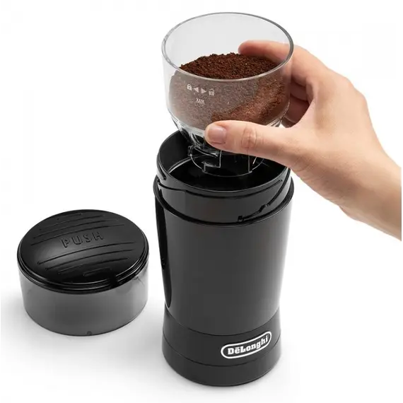 ყავის საფქვავი DELONGHI - KG200 BLACK , 2 image - Primestore.ge