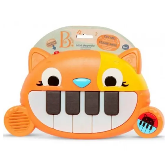 მუსიკალური სათამაშო Btoys B. MINI MEOWSIC KEYBOARD  - Primestore.ge