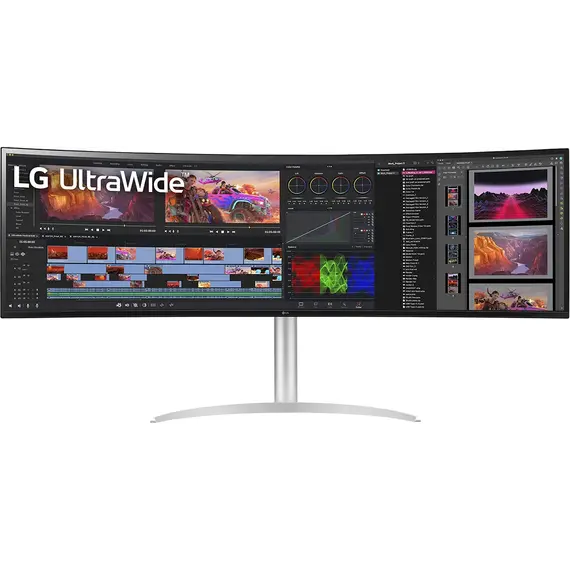მონიტორი LG UltraWide 49WQ95C 49" Curved Nano IPS DQHD 5120 x 1440 5ms 144Hz  - Primestore.ge