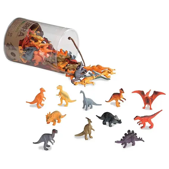 დინოზავრთა სამყაროს სათამაშო ნაკრები Terra DINOSAURS IN TUBE  - Primestore.ge