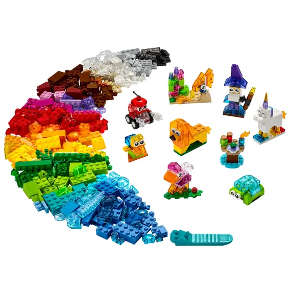 ლეგო LEGO Classic Creative Transparent Bricks  - Primestore.ge