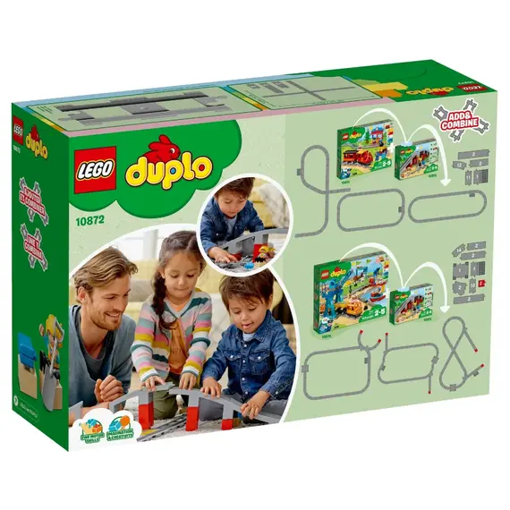 ლეგო LEGO DUPLO Train Bridge and Tracks - Primestore.ge