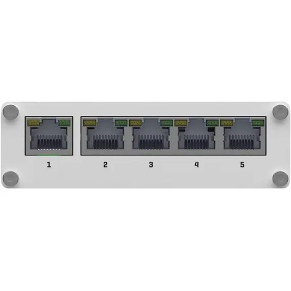 სვიჩი Teltonika TSW110000000, 5-Port Gigabit, PoE + Switch, White , 3 image - Primestore.ge
