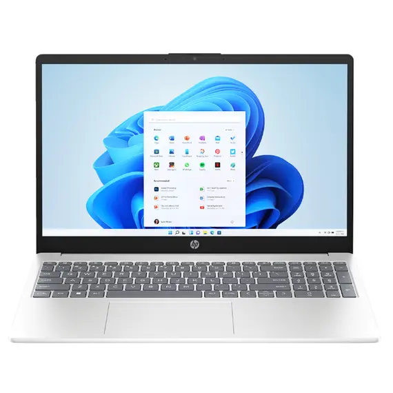 ნოუთბუქი HP Laptop 15-fc0036ci Ryzen 3-7320U 8GB 512GB AMD Radeon Integrated Graphics 15.6 Diamond White  - Primestore.ge