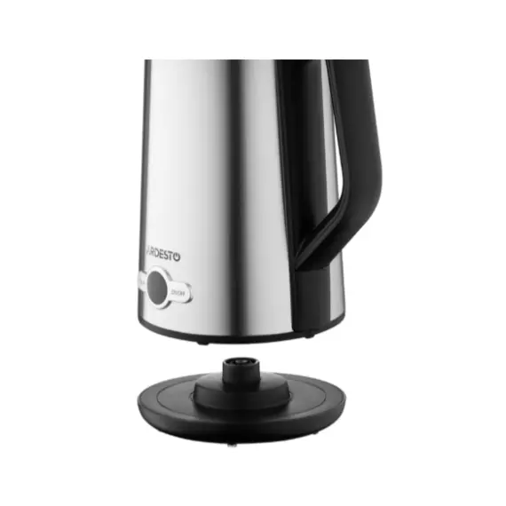 ელექტრო ჩაიდანი Ardesto Electric kettle  Steel Collection EKL-X52E, 1.7L, LED display, double-walled, STRIX, silver , 4 image - Primestore.ge