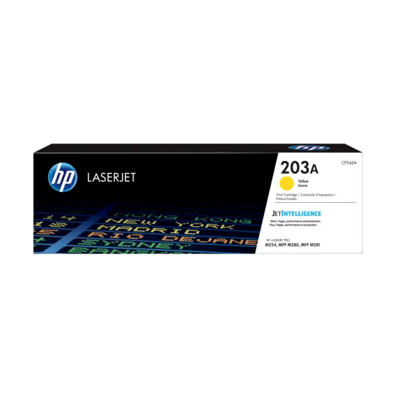 კარტრიჯი HP 203A Yellow Original LaserJet Toner Cartridge  - Primestore.ge
