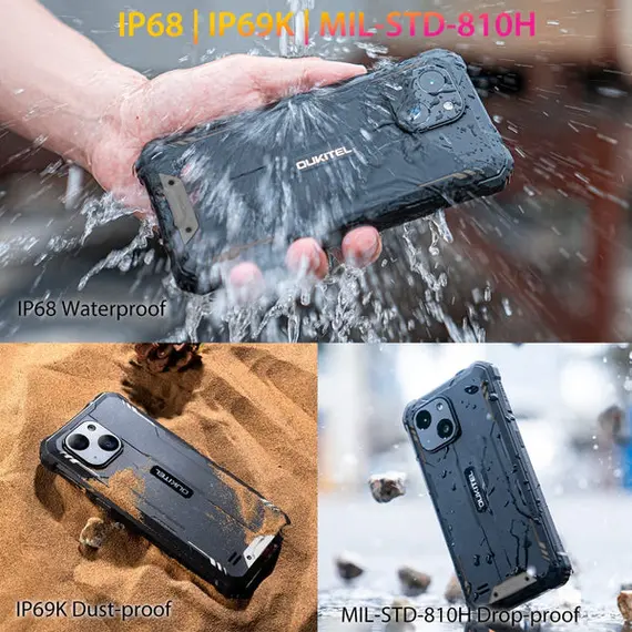 მობილური ტელეფონი Oukitel WP20 Black/Green , 2 image - Primestore.ge