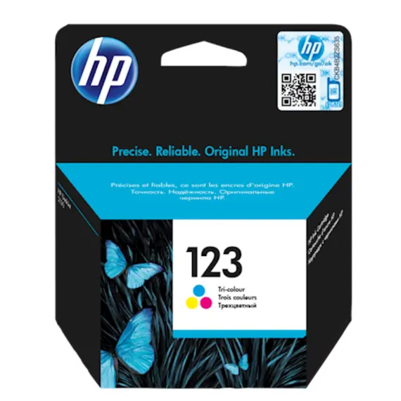 კარტრიჯი HP 123 Tri-color Original Ink Cartridge  - Primestore.ge