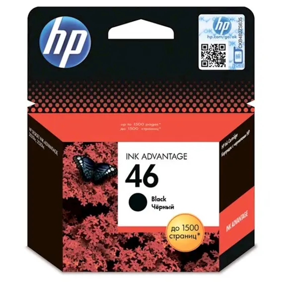 კარტრიჯი HP 46 Black Original Ink Advantage Cartridge  - Primestore.ge