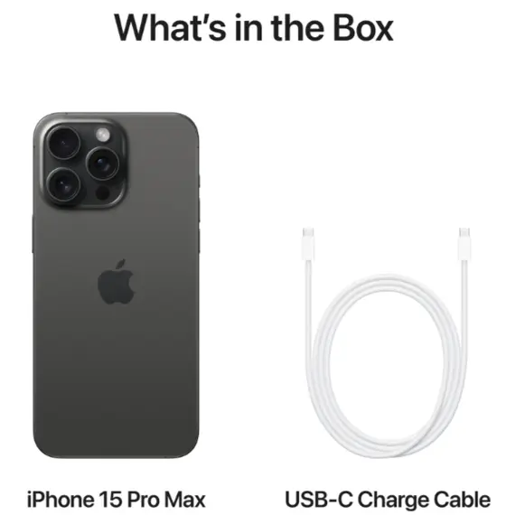 Mobile phone Apple iPhone 15 Pro 256GB black titanium, 7 image