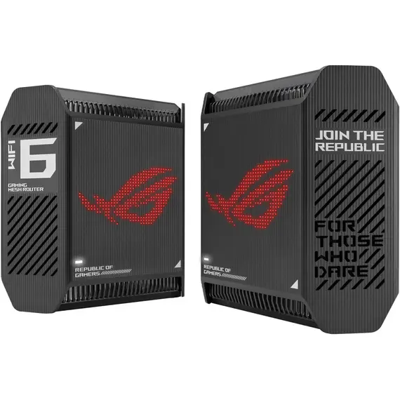 როუტერი ASUS ROG Rapture GT6 AX10000 2er Set Tri-Band Gaming Mesh WiFi System  - Primestore.ge