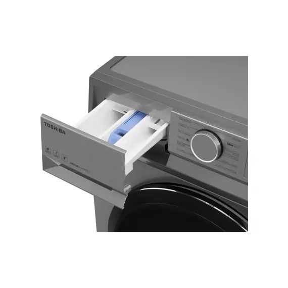 სარეცხი მანქანა TOSHIBA TW-BL70A2UZ(SS) - 6 KG, 1200 RPM, INVERTER, BIG Display, Silver , 5 image - Primestore.ge