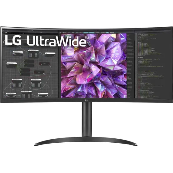 მონიტორი LG UltraWide 34WQ75C 34" Curved IPS QHD 3440 x 1440 5ms 60Hz  - Primestore.ge