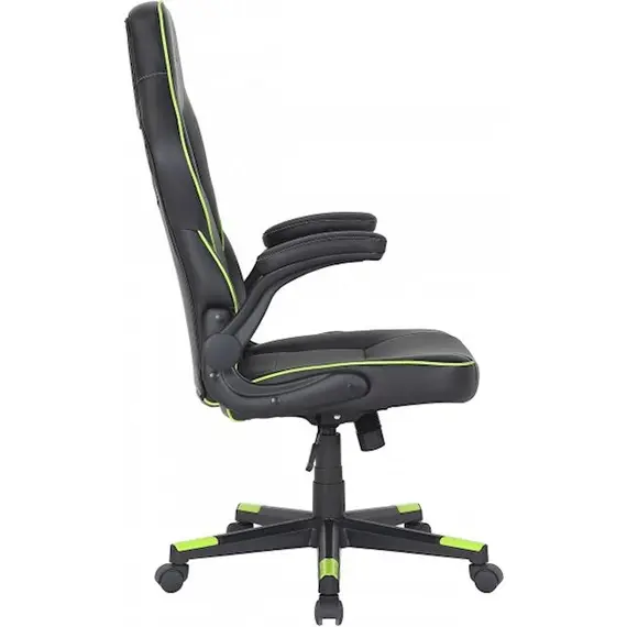 სათამაშო სავარძელი 2E 2E-GC-HEB-BK Gaming Chair Hebi Black/Green , 3 image - Primestore.ge