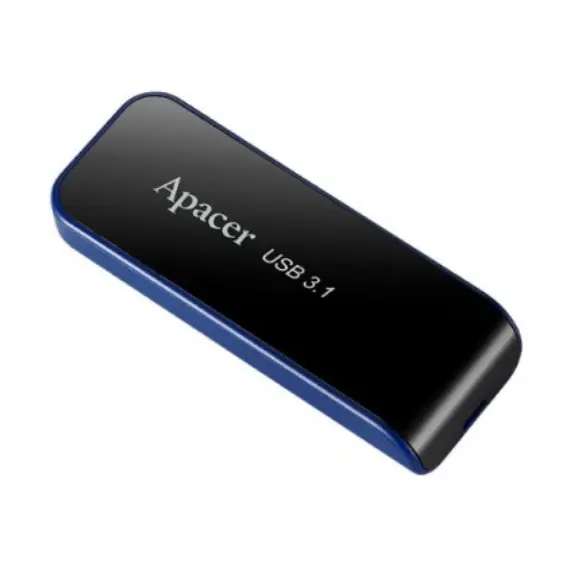 USB ფლეშ მეხსიერება Apacer 128GB USB 3.1 Type-A AH350 Black  - Primestore.ge