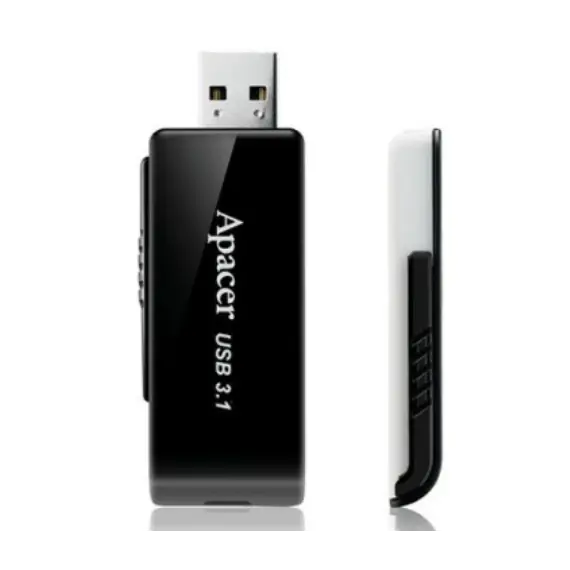 USB ფლეშ მეხსიერება Apacer 128GB USB 3.1 Type-A AH350 Black , 2 image - Primestore.ge