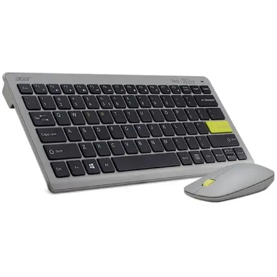 კლავიატურა და მაუსი Acer GP.ACC11.02H OP-VR KEYB NB, Wireless, Keyboard And Mouse, Grey , 2 image - Primestore.ge