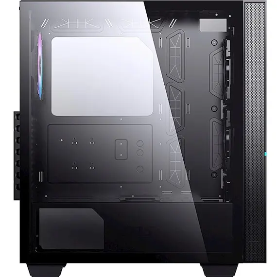 ქეისი MSI 306-7G06R21-W57 MPG SEKIRA 100R, Computer Case, MidT, MicroATX, Mini-ITX, 2xUSB 3.2, USB-C, Black , 4 image - Primestore.ge