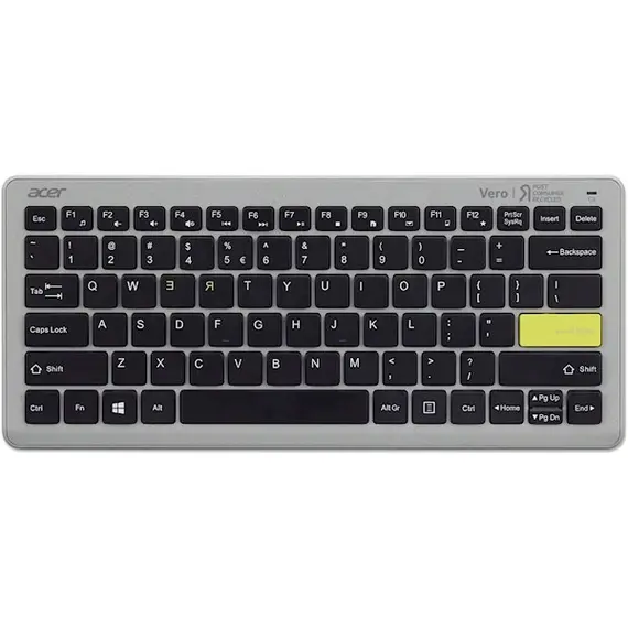 კლავიატურა და მაუსი Acer GP.ACC11.02H OP-VR KEYB NB, Wireless, Keyboard And Mouse, Grey , 3 image - Primestore.ge