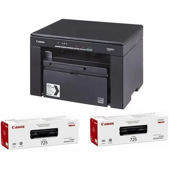 ლაზერული პრინტერი Canon i-SENSYS MF3010 18PPM 5252B034AA + 2 ცალი ორიგინალი კარტრიჯი , 3 image - Primestore.ge