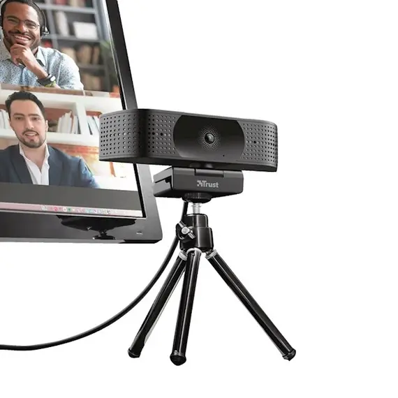 Webcam Trust 24280 Teza, 4K, UHD, Built-in Microphone, Webcam, Black, 4 image