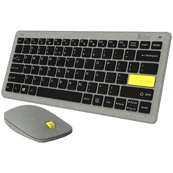 კლავიატურა და მაუსი Acer GP.ACC11.02H OP-VR KEYB NB, Wireless, Keyboard And Mouse, Grey  - Primestore.ge